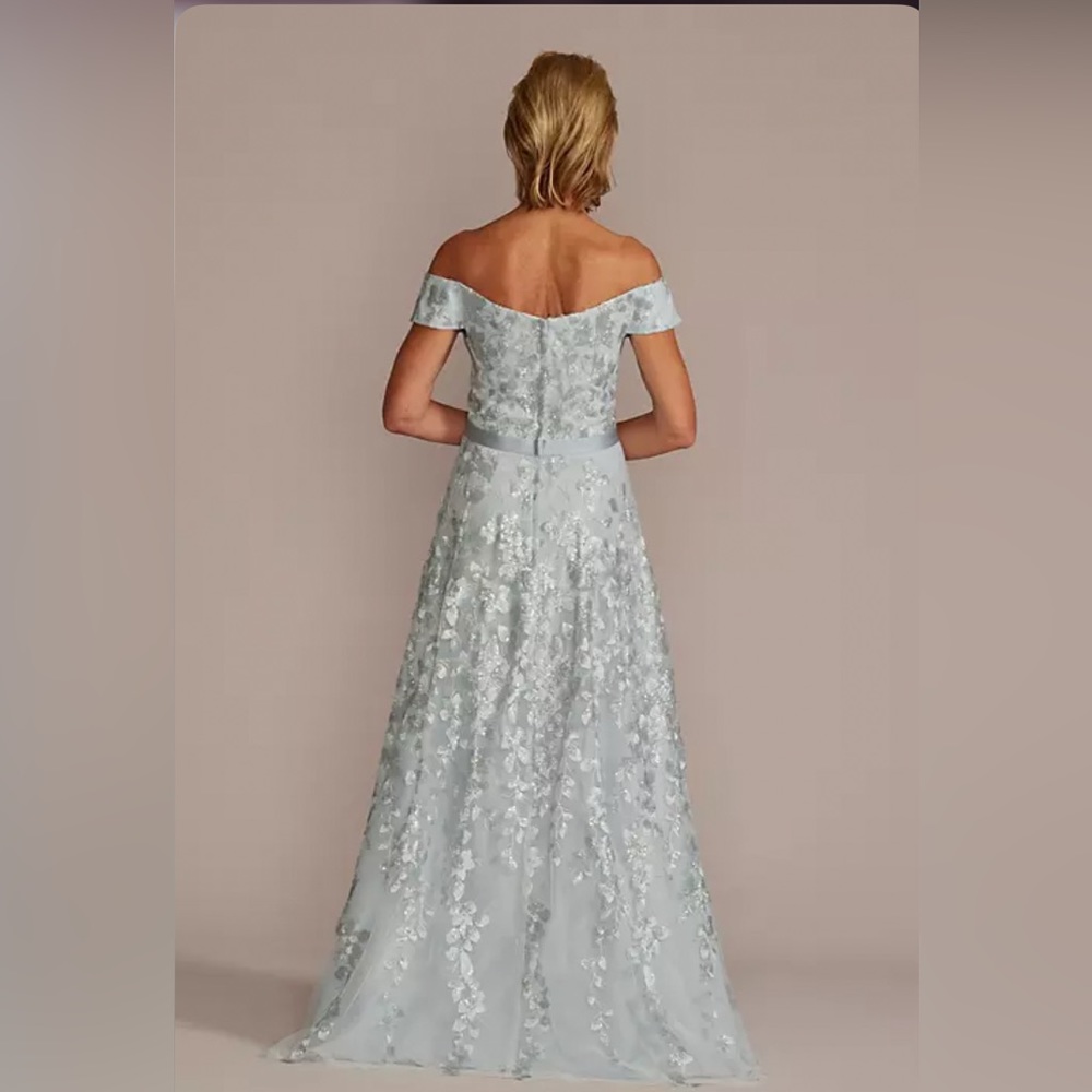 David’s Bridal Oleg Cassini Dress ALTERED - Picture 2 of 4